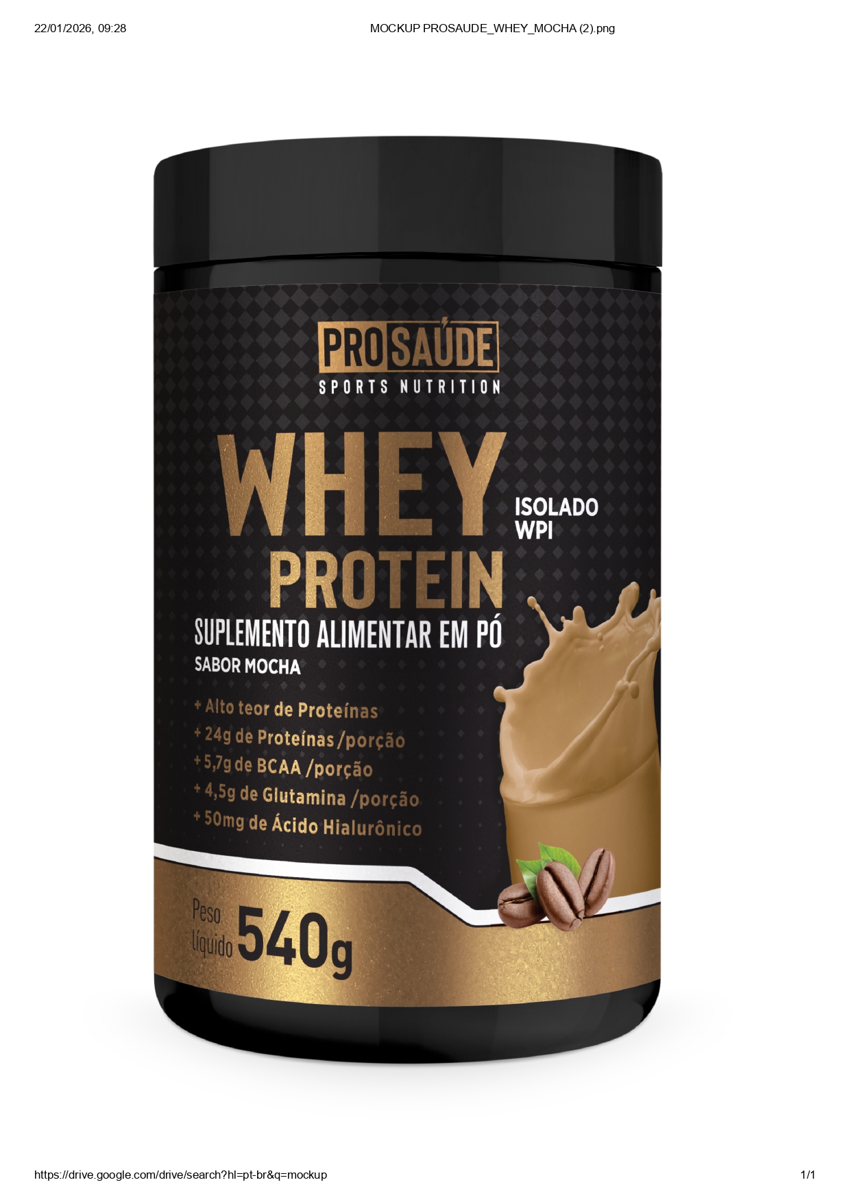 Whey Protein Mocha