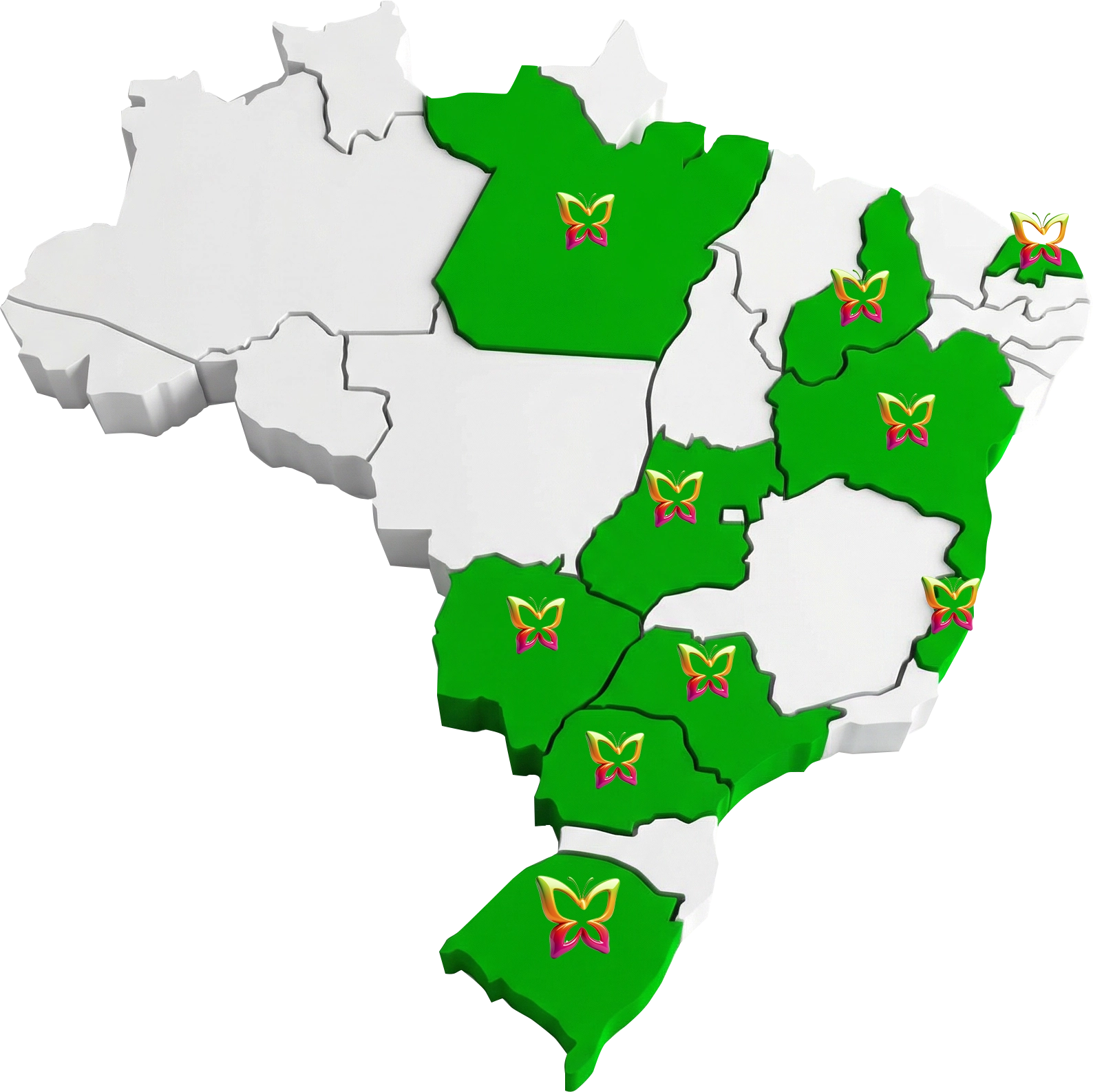 Mapa do Brasil ProSaúde